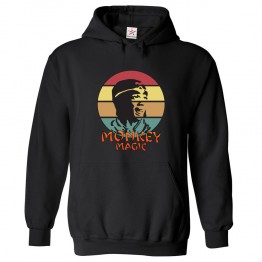 Monkey Magic Classic Unisex Kids and Adults Pullover Hoodie For TV Show Fans								 									 									